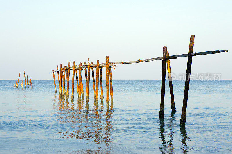 Pilai Bridge Natai海滩Phang Nga